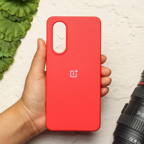 Red Original Silicone Case for Oneplus Nord CE 4 Lite 5G