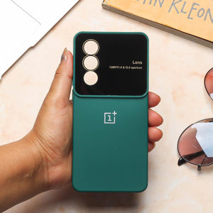 Spoov Luxury Dark Green Silicone Case for Oneplus nord Ce 4