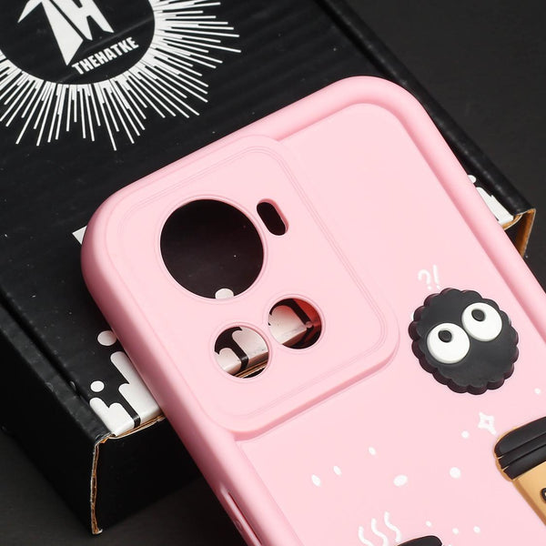 Pink COFFEE (ALWAYS HAPPY) Silicone case for Oneplus 10R