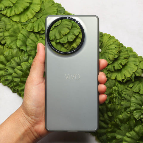 Grey Rgiem Slim Slicone Non-Yellowing Protective Case for Vivo V30E