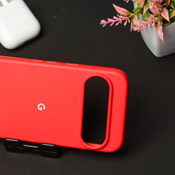 Red Original Silicone case for Google Pixel 9 Pro
