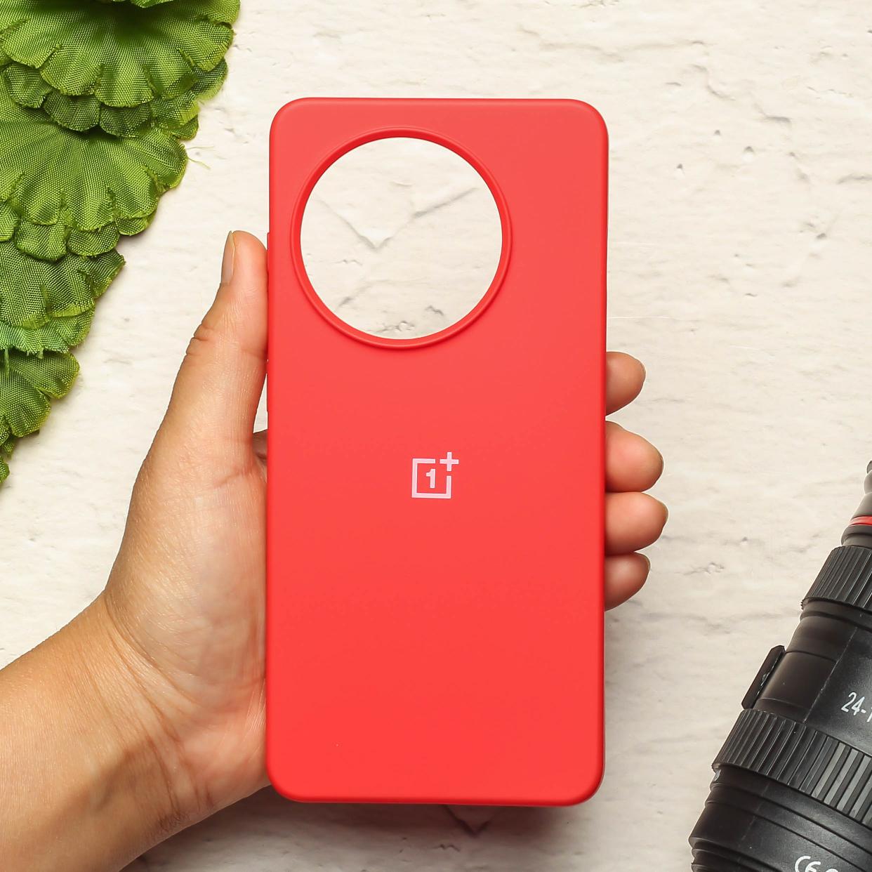 Red Original Silicone case for Oneplus 11