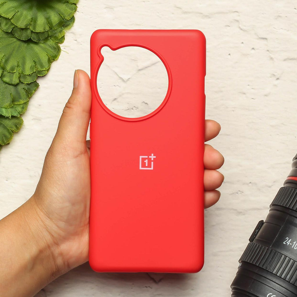 Red Original Silicone Case for Oneplus 12R – The Hatke