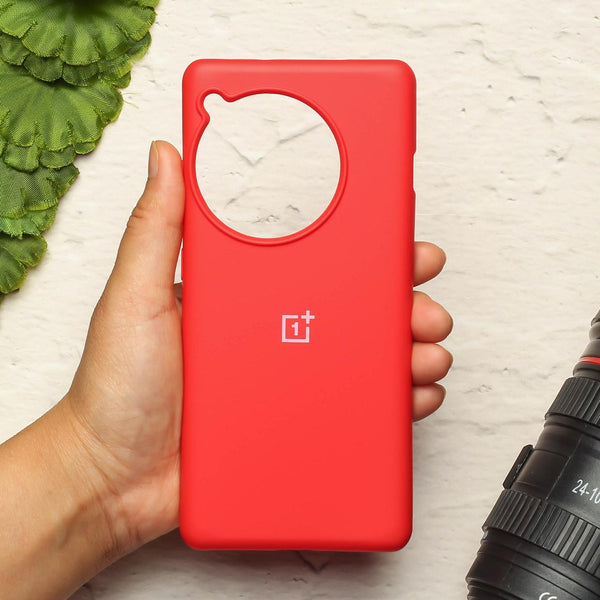 Red Original Silicone Case for Oneplus 12R