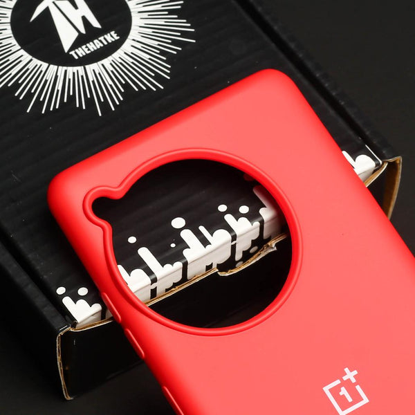 Red Original Silicone Case for Oneplus 12R