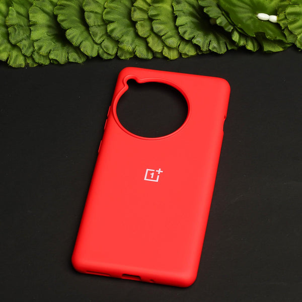 Red Original Silicone Case for Oneplus 12R