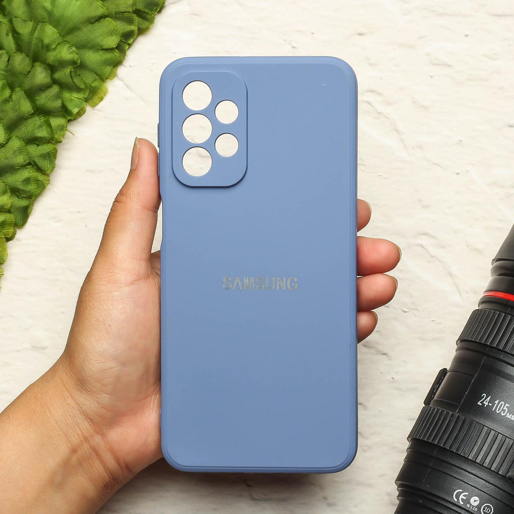 Blue Candy Silicone Case for Samsung A23 The Hatke Blue Candy Silicone Case for Samsung A23 The Hatke