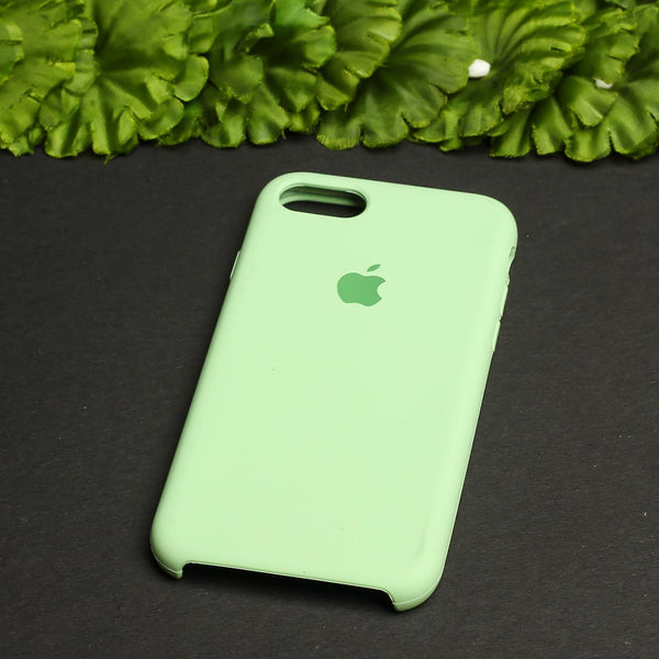 Light Green Original Silicone case for Apple iphone 8