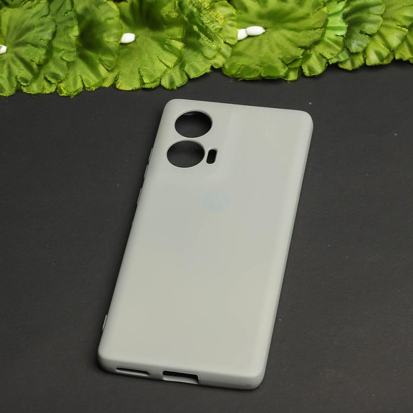 Light Brown Camera Original Silicone case for Motorola Edge 50 Fusion