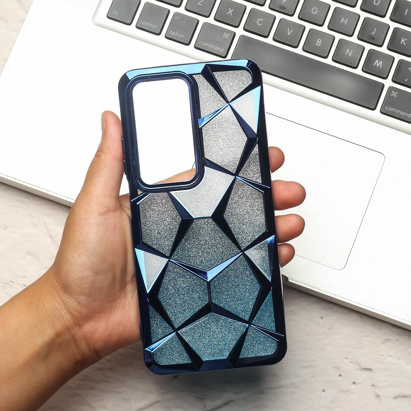 Dazzle Blue Silicone case for  Samsung S24 Ultra