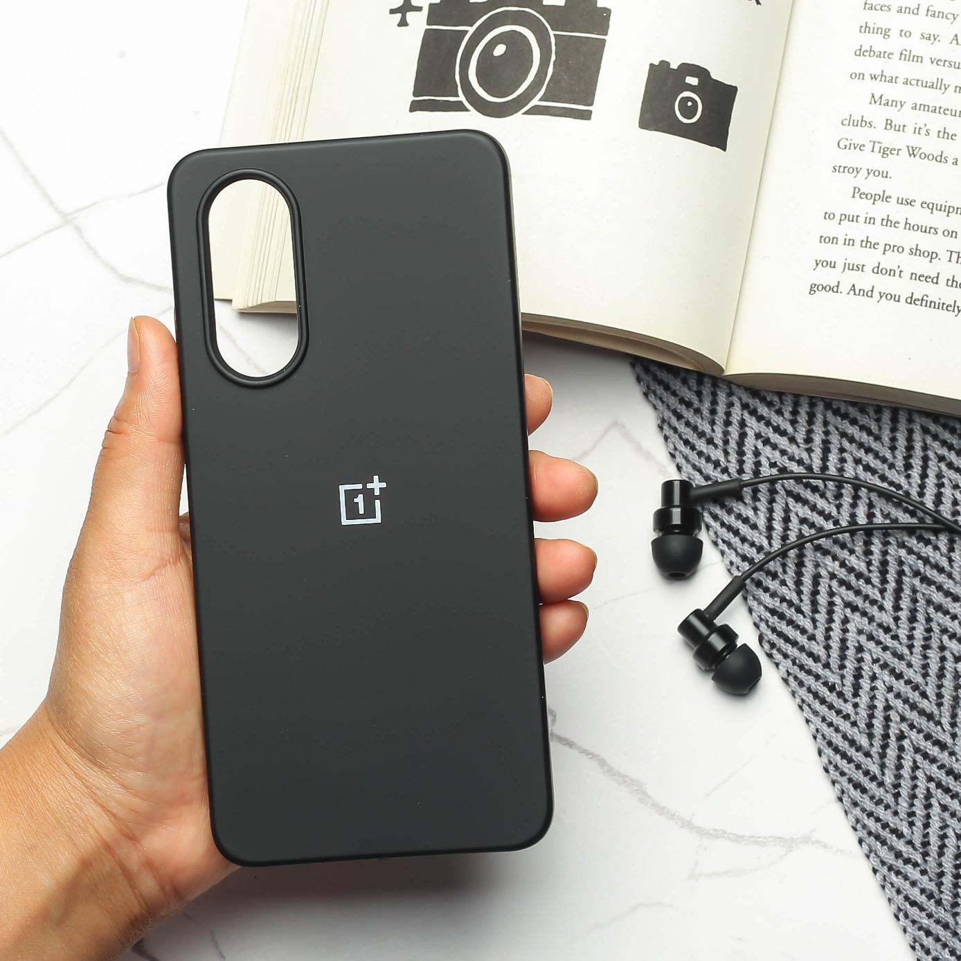 Black Original Silicone Case for Oneplus Nord CE 4 Lite 5G