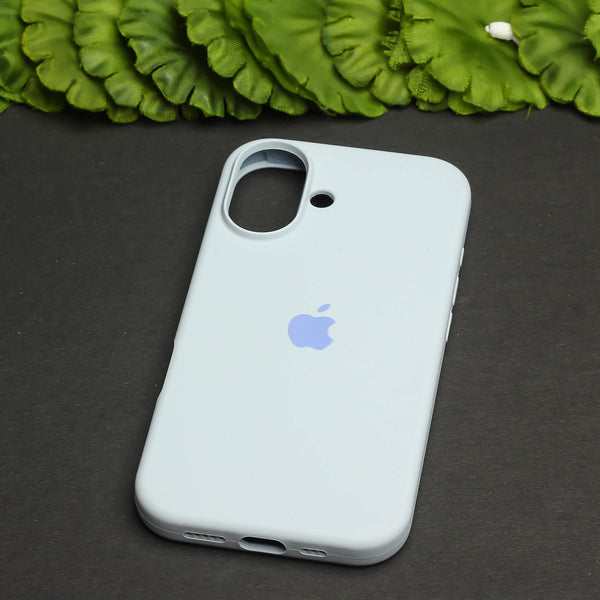 Light Grey Original Silicone case for Apple iphone 16