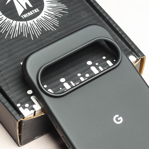 Black Original Silicone case for Google Pixel 9 pro