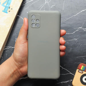 Light Brown Camera Original Silicone case for Samsung M51