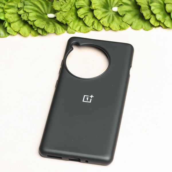 Black Original Silicone case for Oneplus 12R