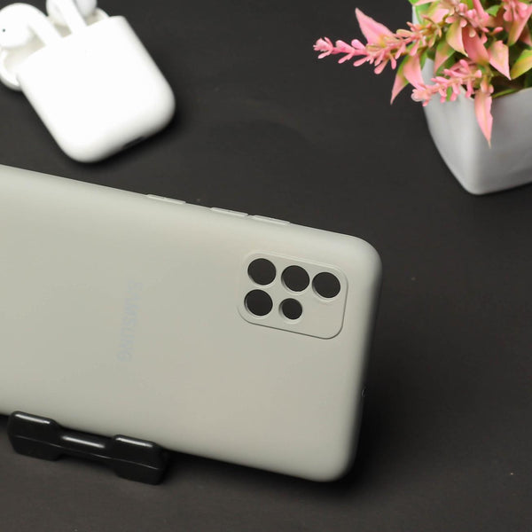 Light Brown Camera Original Silicone case for Samsung M51