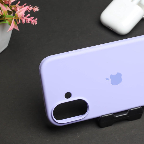 Purple Original Silicone case for Apple iphone 16