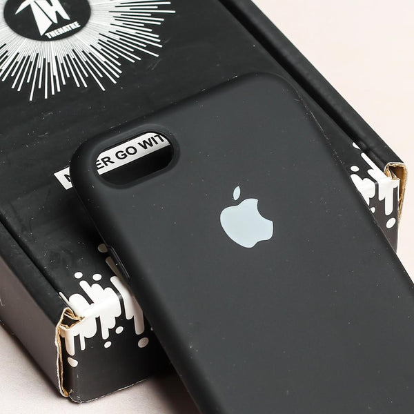 Black Original Silicone case for Apple iphone 7