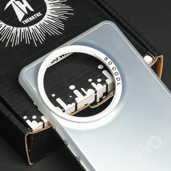 Silver Rgiem Slim Slicone Non-Yellowing Protective Case for Vivo V30E