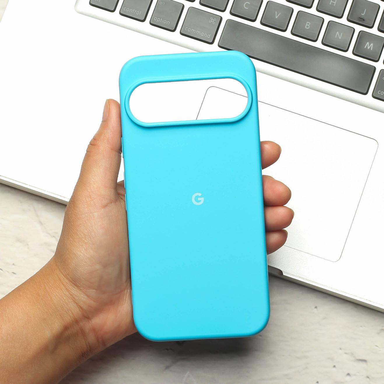 Sky Blue Original Silicone case for Google Pixel 9 Pro
