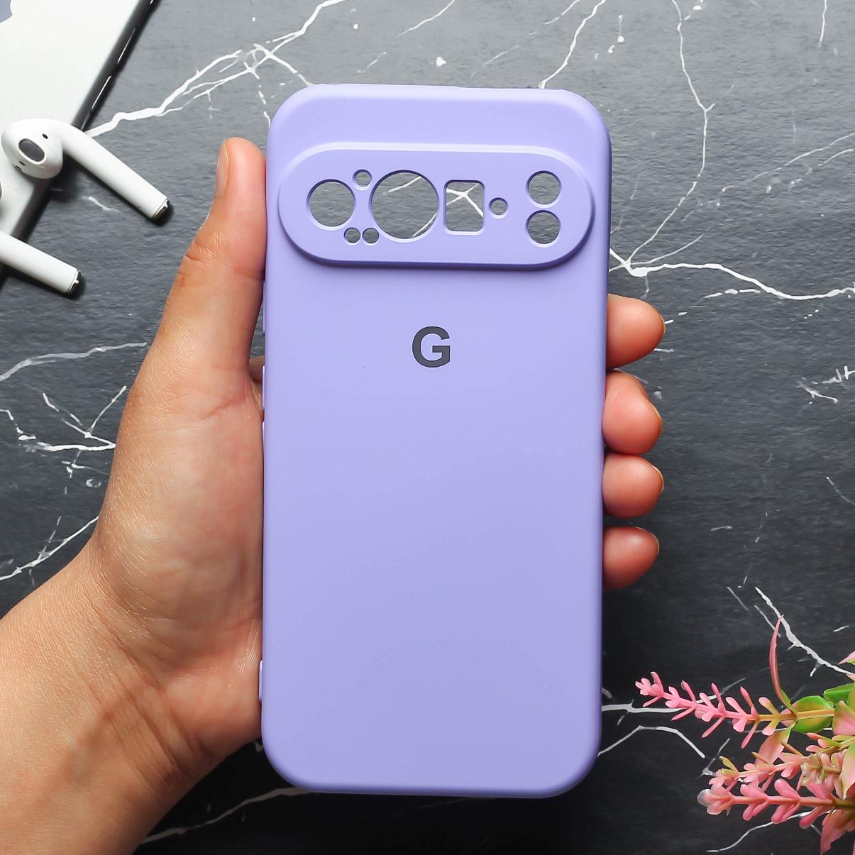 Purple Camera Original Silicone case for Google Pixel 9 Pro