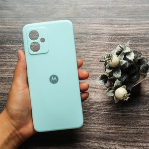 Light Blue Candy silicone Case for Motorola G64