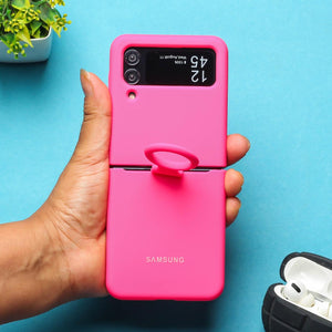 Hot Pink Original Silicone case for Samsung Galaxy Z FLIP 3