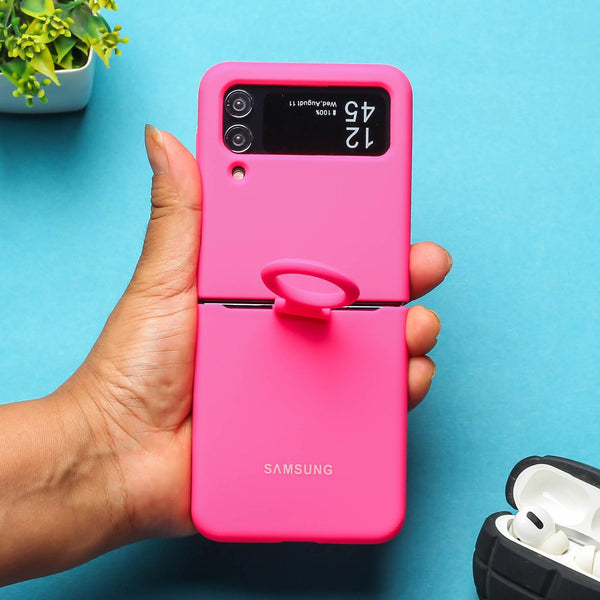 Hot Pink Original Silicone case for Samsung Galaxy Z FLIP 3