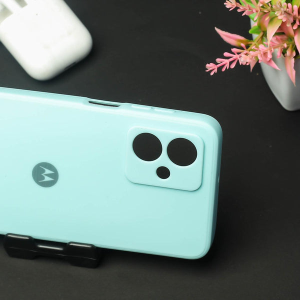 Light Blue Candy silicone Case for Motorola G64