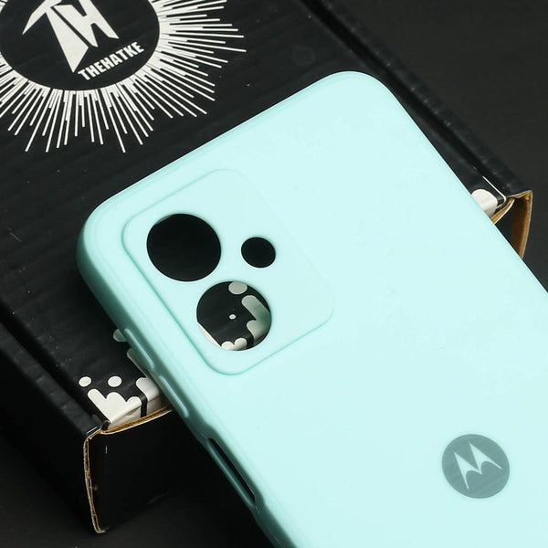 Light Blue Candy silicone Case for Motorola G64