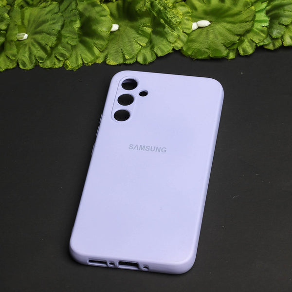 Purple Original Camera Safe Silicone case for Samsung S25 Plus
