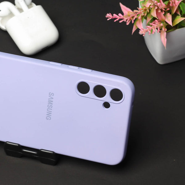 Purple Original Camera Safe Silicone case for Samsung S25 Plus