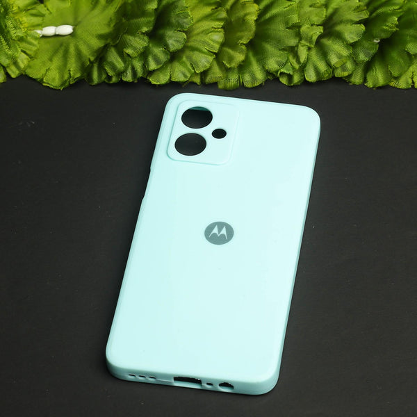 Light Blue Candy silicone Case for Motorola G64