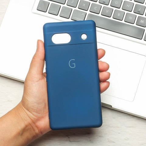 Blue Camera Original Silicone case for Google Pixel 7A