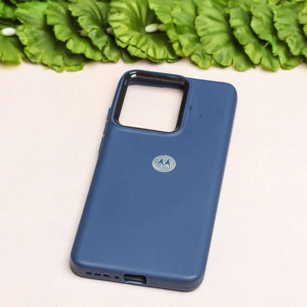 Spoov Dark Blue Silicone Case for Motorola Edge 40 Neo