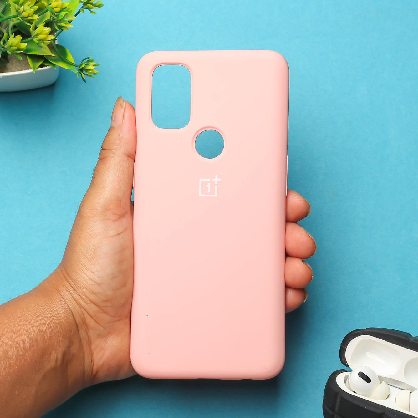 Pink Original Silicone Case for Oneplus Nord N100