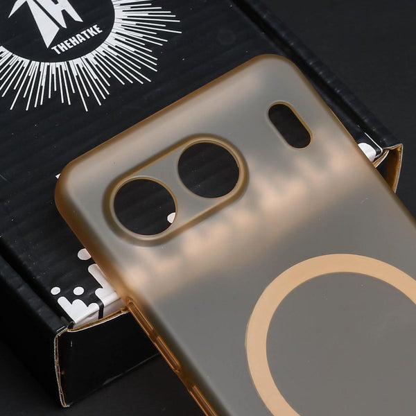 Natural Titanium Paper Matte Magsafe Case for Oneplus Nord 4