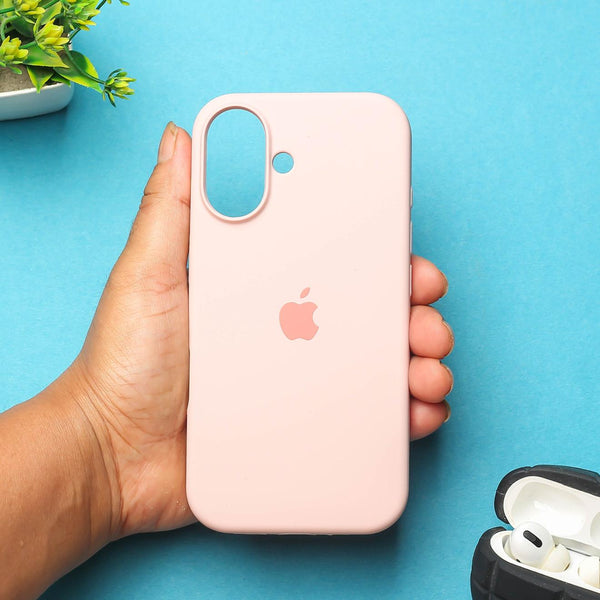 Peach Original Silicone case for Apple iphone 16 Plus