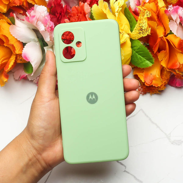 Light Green Candy silicone Case for Motorola G64