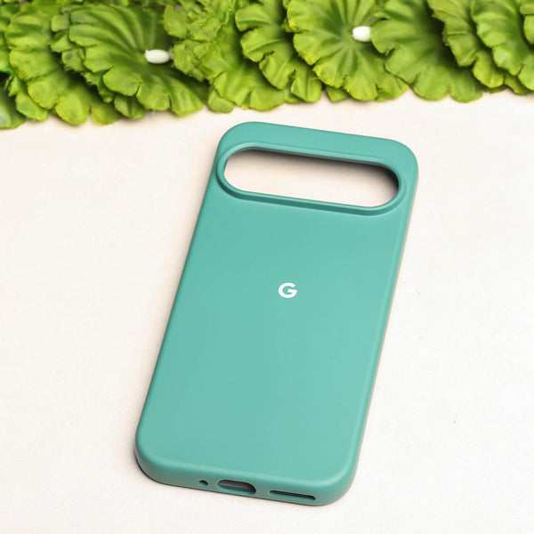 Green Original Silicone case for Google Pixel 9 Pro