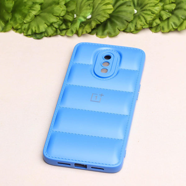 Sky Blue Puffon silicone case for Oneplus 6T