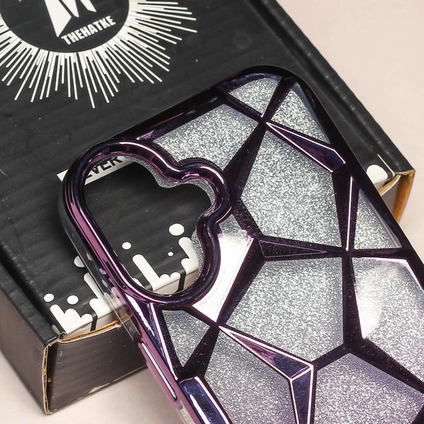 Dazzle Purple Silicone case for Apple iphone 16