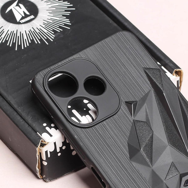 Superhero Engraved logo silicon Case for Redmi Note 13C 5G