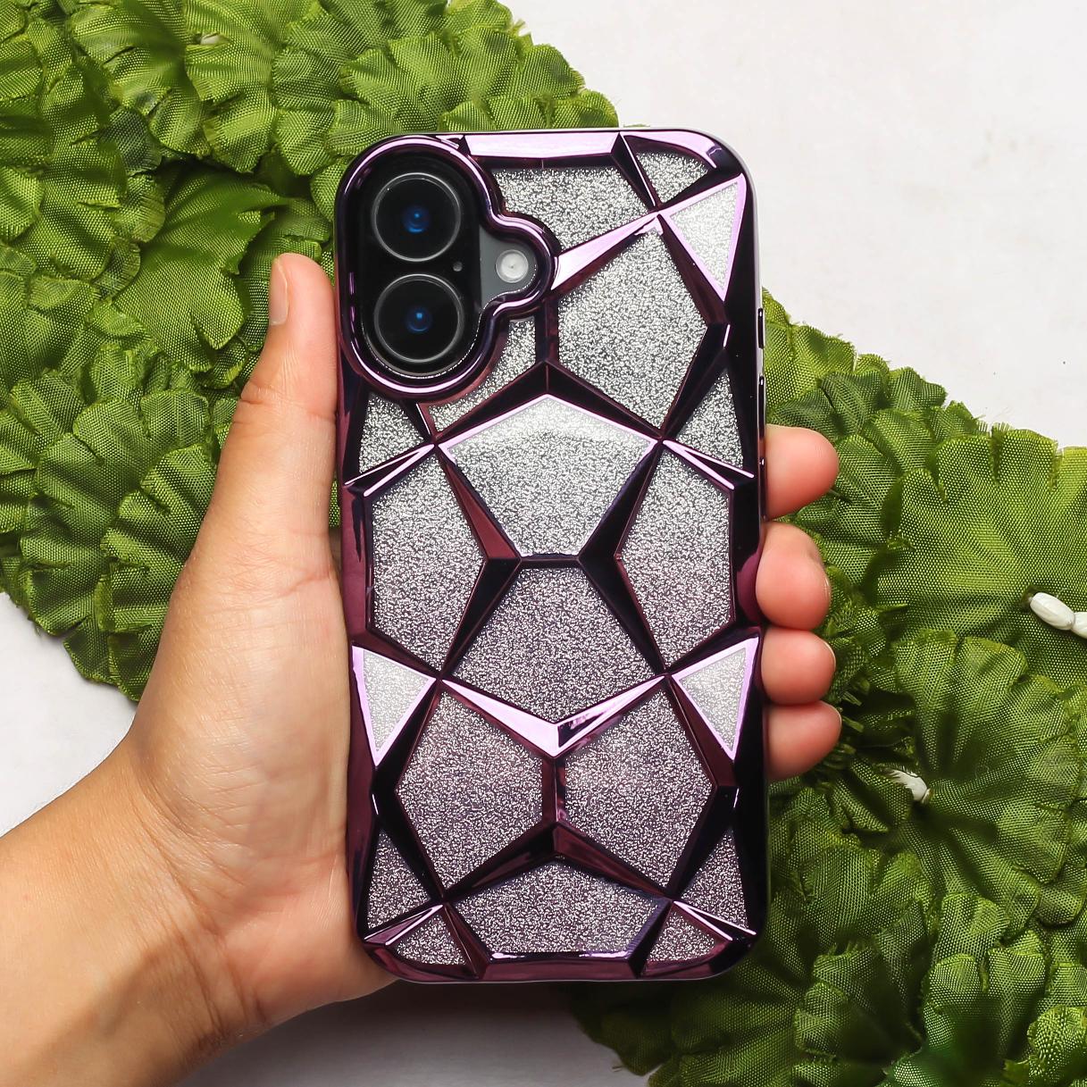 Dazzle Purple Silicone case for Apple iphone 16