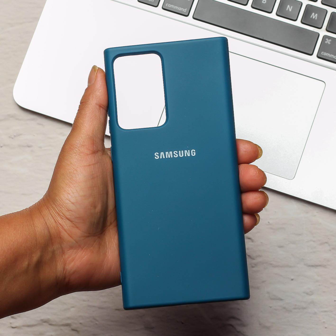 Blue Original Silicone case for Samsung Note 20