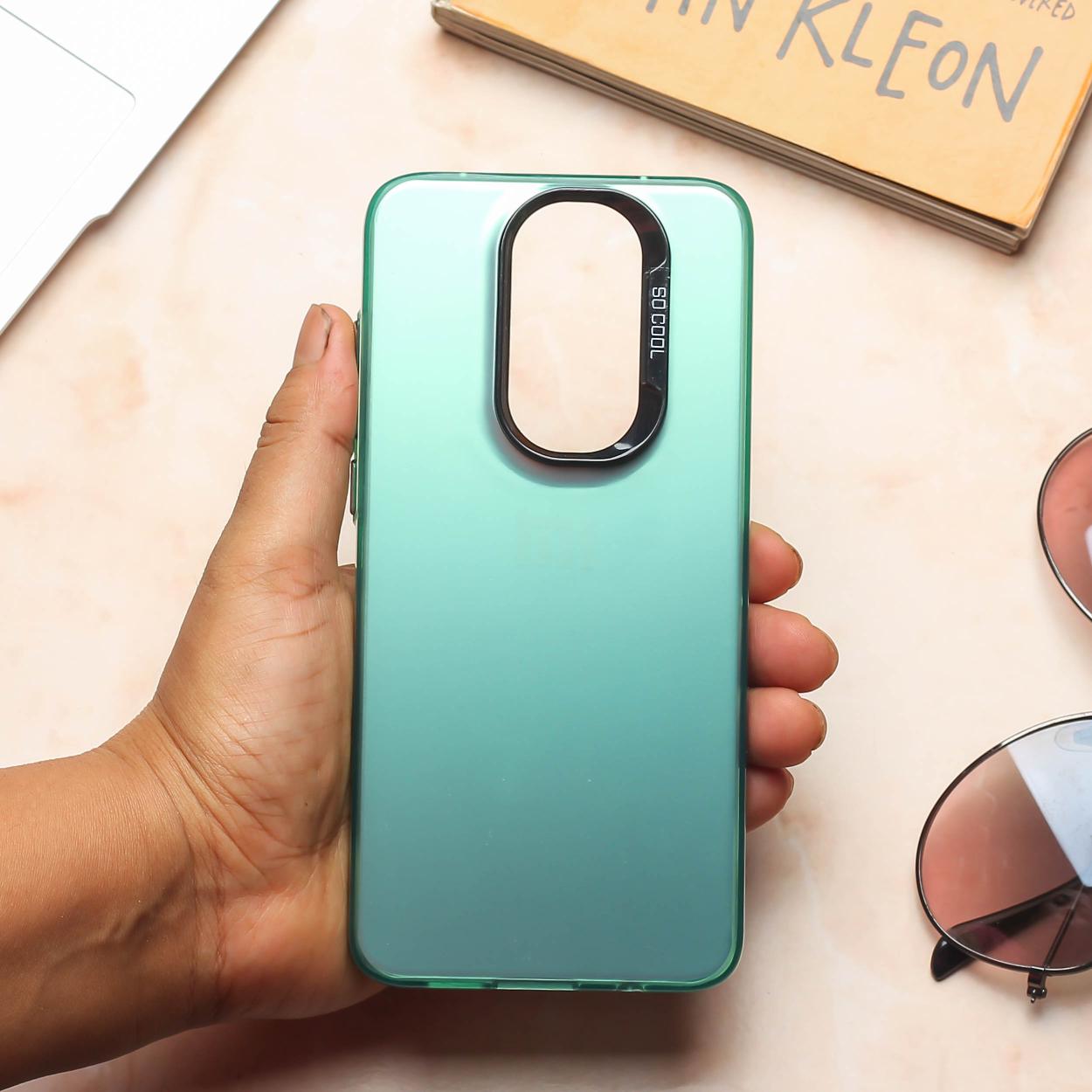 Green Rgiem Slim Slicone Non-Yellowing Protective Case for Redmi Note 8 Pro