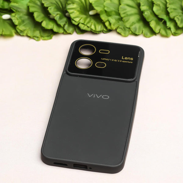 Spoov Luxury Black Silicone Case for Vivo V25