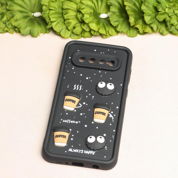 Black COFFEE (ALWAYS HAPPY) Silicone case for Samsung S10 Plus