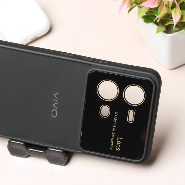Spoov Luxury Black Silicone Case for Vivo V25