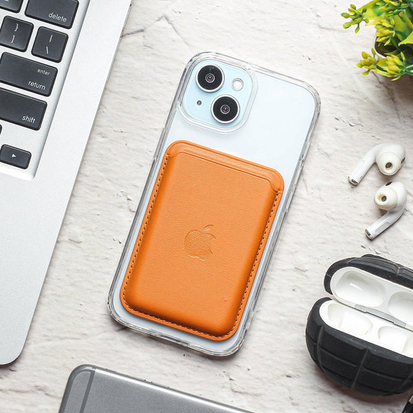 Orange Wallet Case for Apple iphone